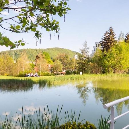 Alure Residences 2 & 24H Self Check-In, Parking In The Garage In The Apartment Building Included, New Building, Terrace, Green Location With A Forest Park With A Lake, Children'S Playground บันสกาบิสตรีตซา ภายนอก รูปภาพ